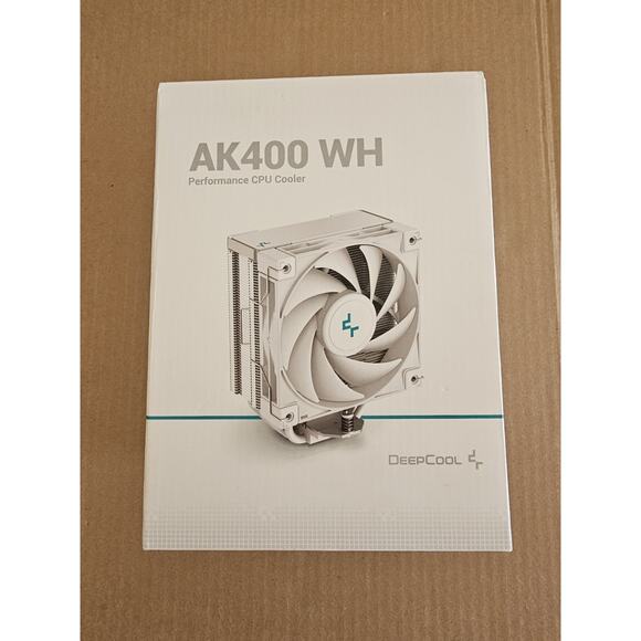 DeepCool AK400 WH Performance CPU Cooler White 4 Direct Touch Copper Heat - Picture 1 of 14